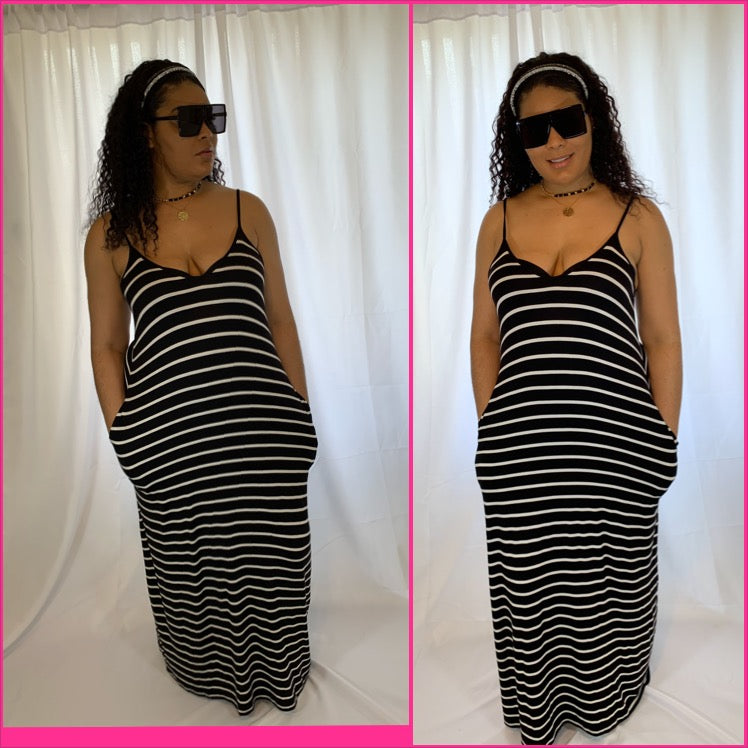 HARLEM MAXI DRESS (BLACK)