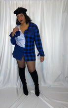 Load image into Gallery viewer, Plaid T-shirt Dress
