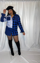 Load image into Gallery viewer, Plaid T-shirt Dress
